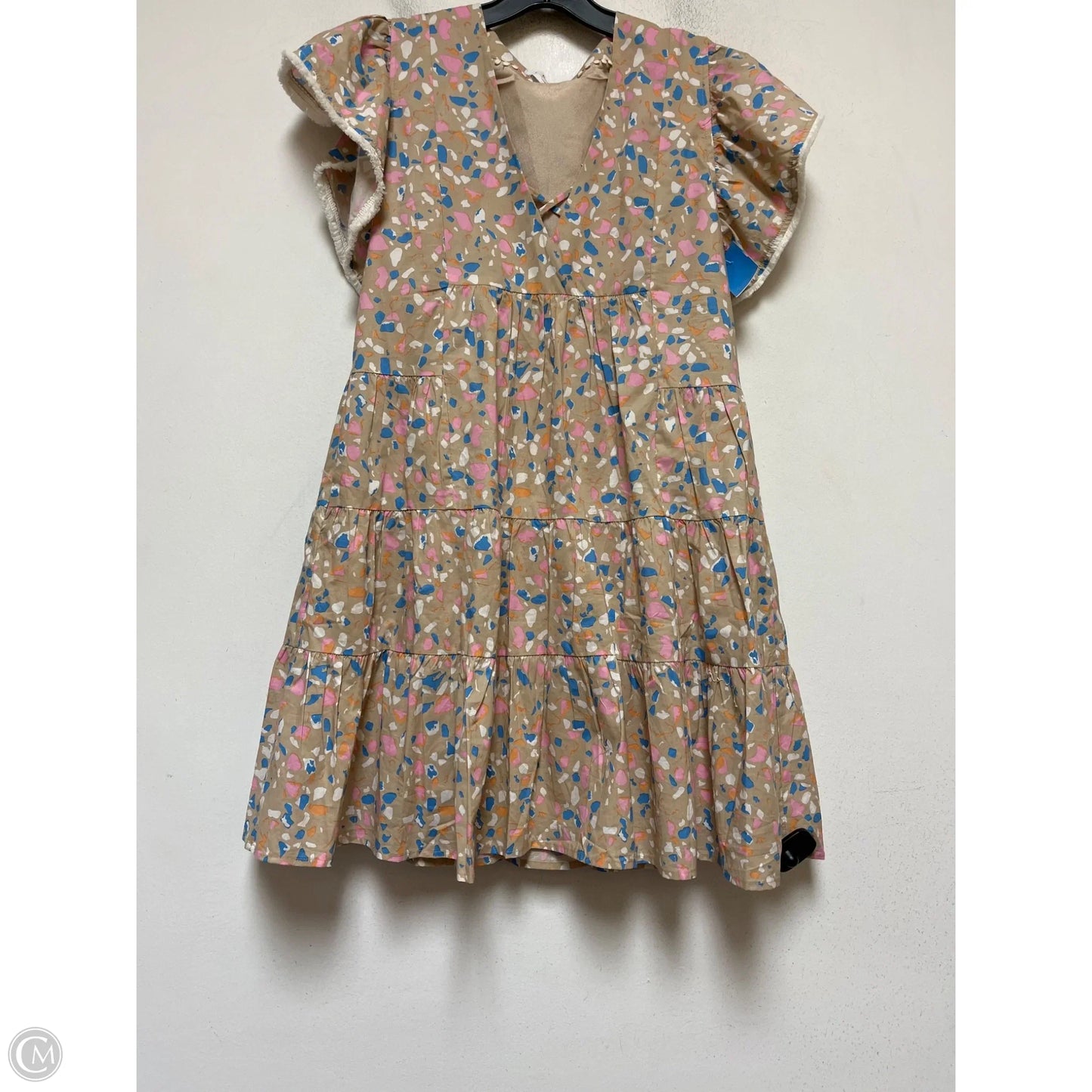 Dress Casual Short By Thml In Pink & Tan, Size: Xs