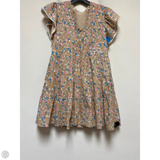 Dress Casual Short By Thml In Pink & Tan, Size: Xs