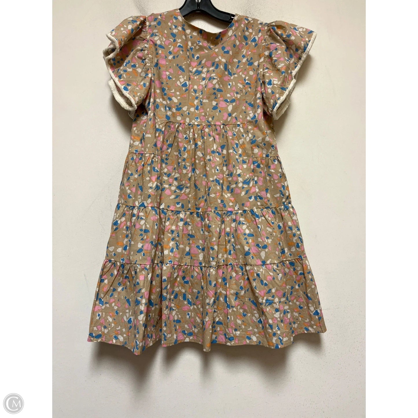 Dress Casual Short By Thml In Pink & Tan, Size: Xs