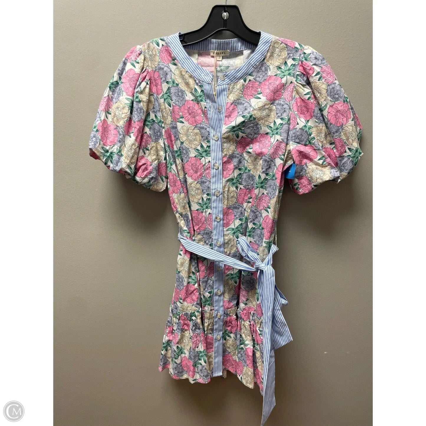 Dress Casual Short By Jodifl In Floral Print, Size: S