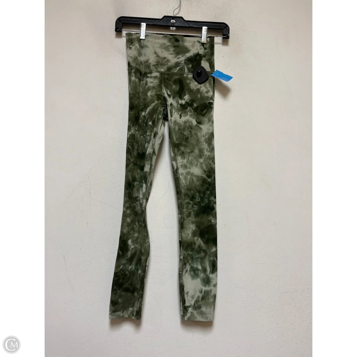 Athletic Leggings By Lululemon In Green, Size: 4