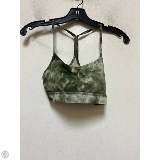 Athletic Bra By Lululemon In Green, Size: 4