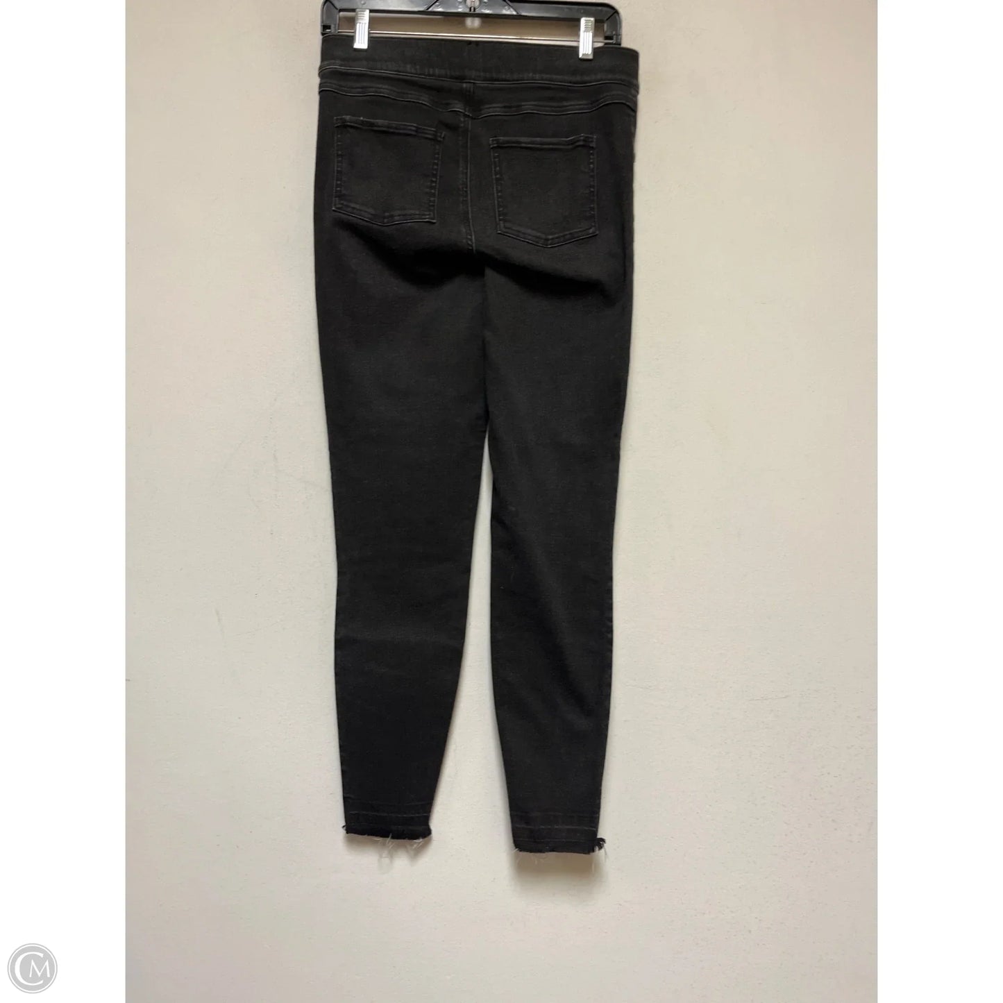 Jeans Jeggings By Spanx In Black Denim, Size: M