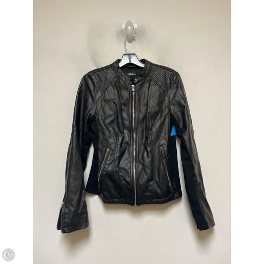 Jacket Moto By Express In Black, Size: M