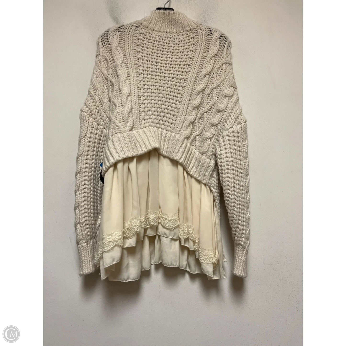 Sweater By Zara In White, Size: M