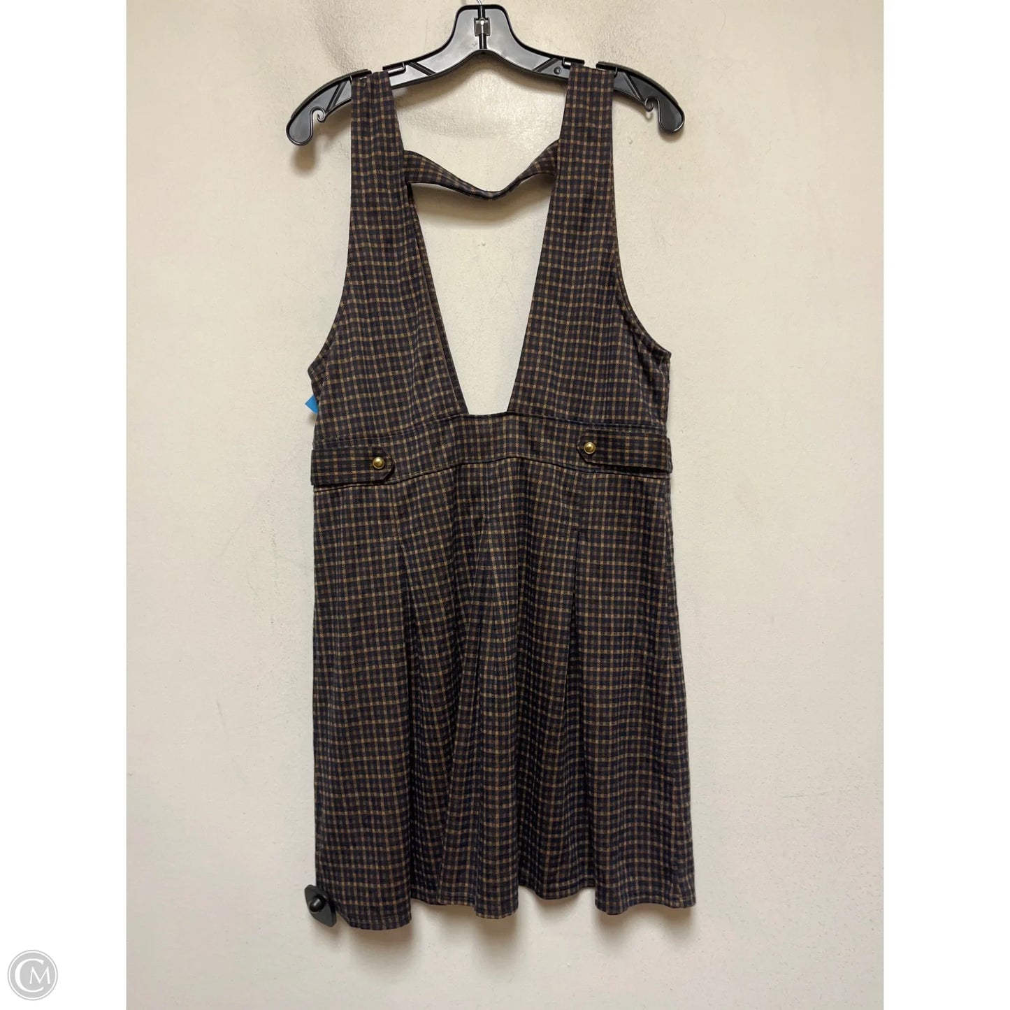 Dress Casual Short By American Eagle In Plaid Pattern, Size: L