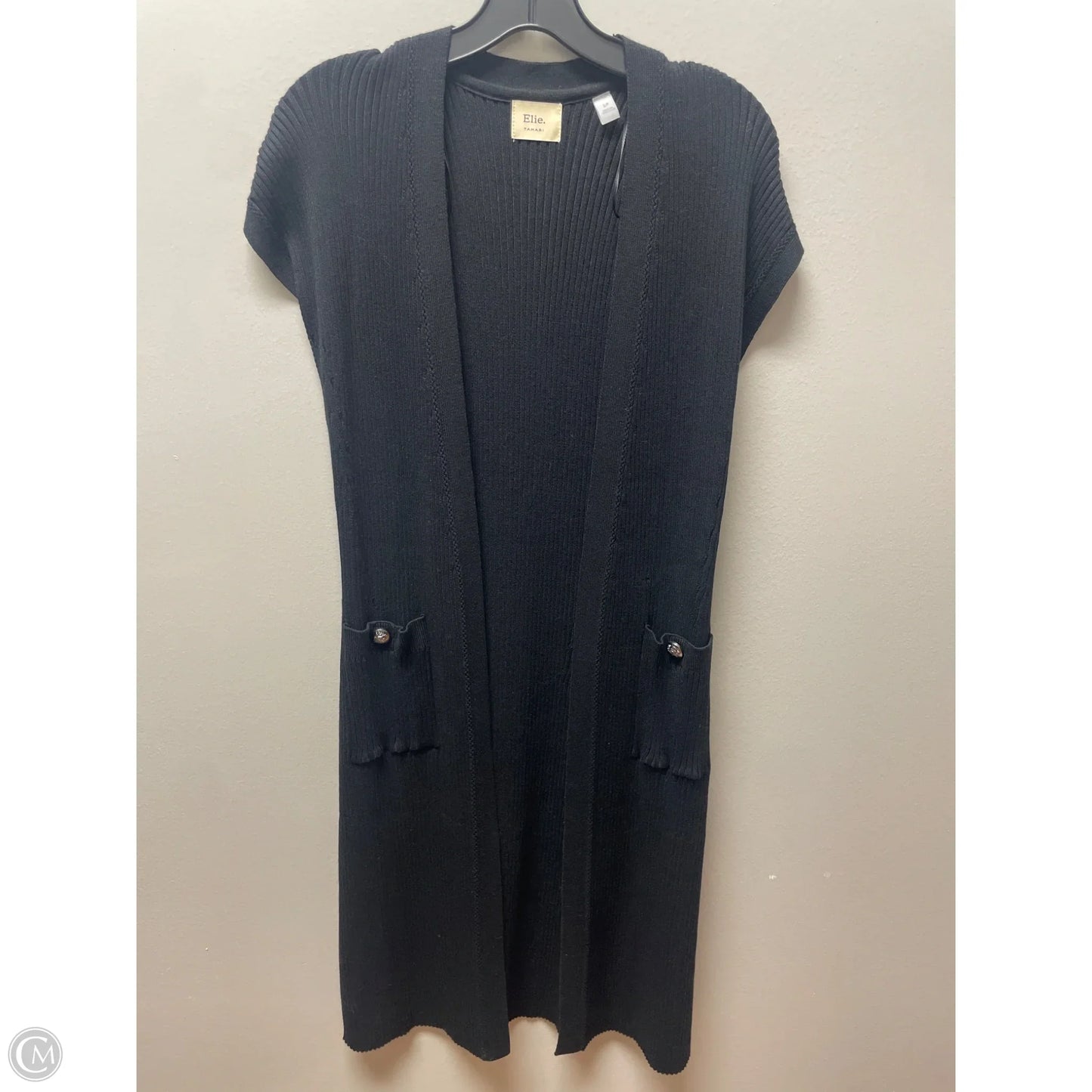 Cardigan By Elie Tahari In Black, Size: S
