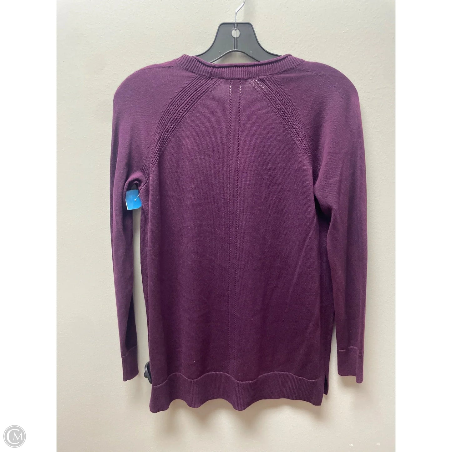 Sweater Cardigan By Talbots In Purple, Size: Sp