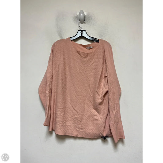Top Long Sleeve By Vila Milano In Peach, Size: Xl