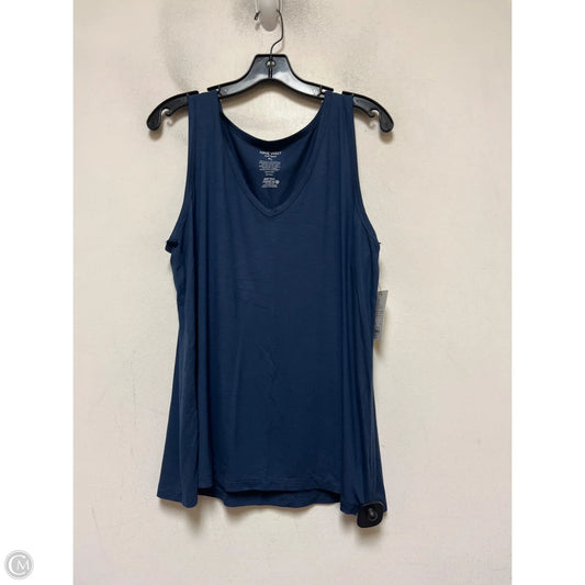 Top Sleeveless Basic By Nine West In Navy, Size: Xl