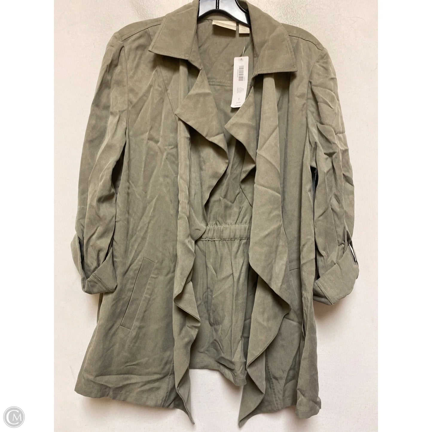Jacket Other By Chicos In Green, Size: M