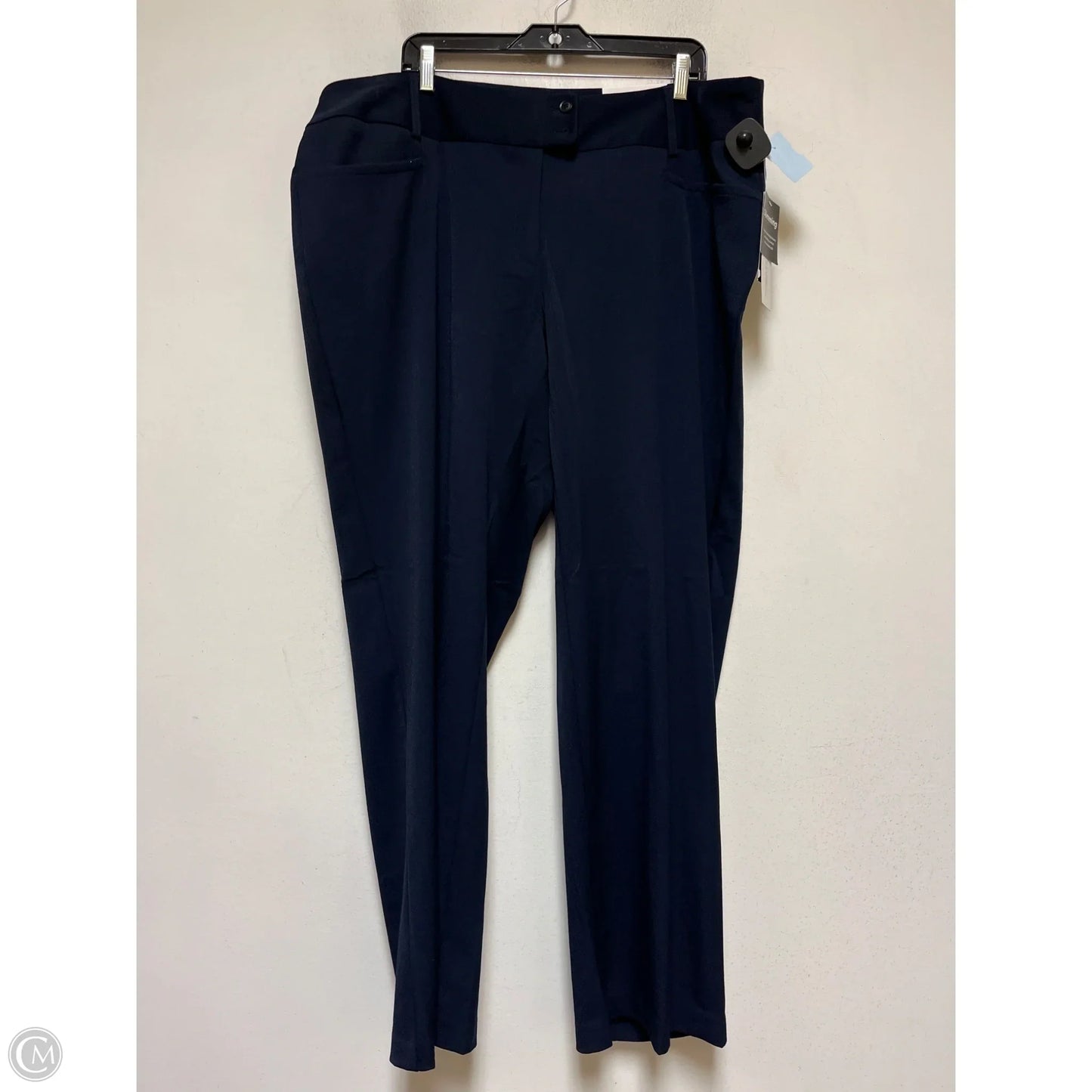 Pants Wide Leg By Rafaella In Navy, Size: 20