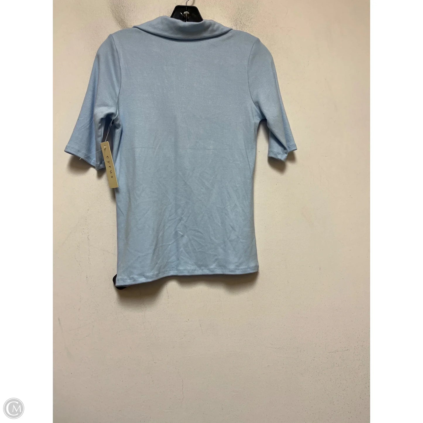 Top Short Sleeve By Cyrus In Blue, Size: S