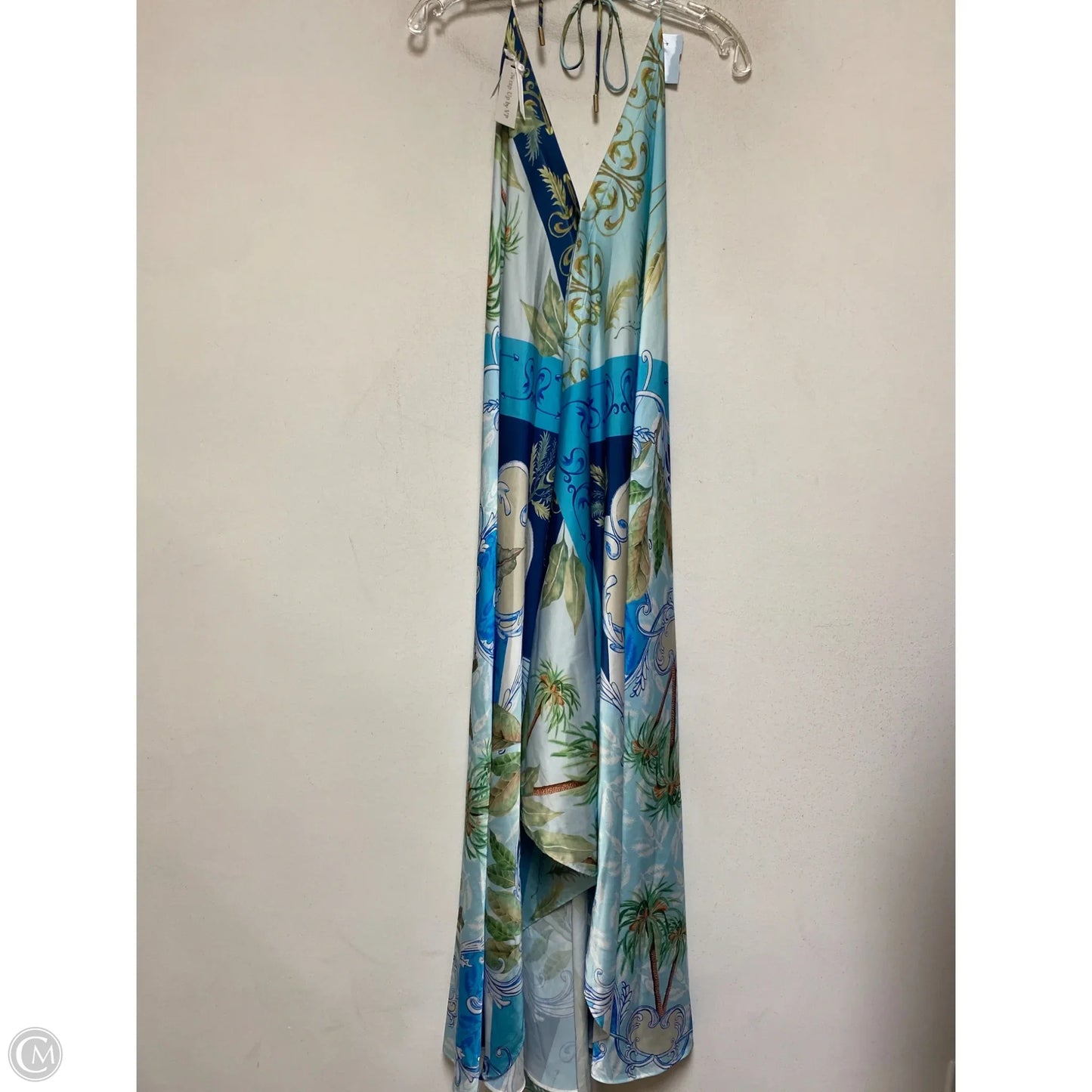 Dress Casual Midi By Clothes Mentor In Blue, Size: Osfm