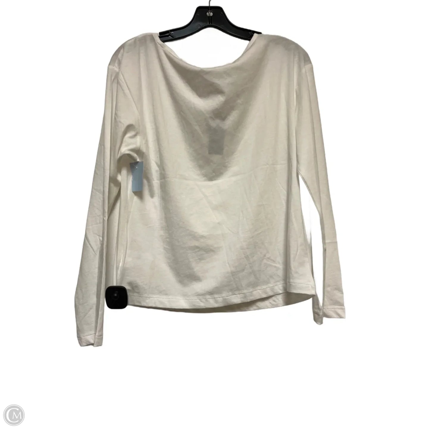 Top Long Sleeve Basic By Express In White, Size: S