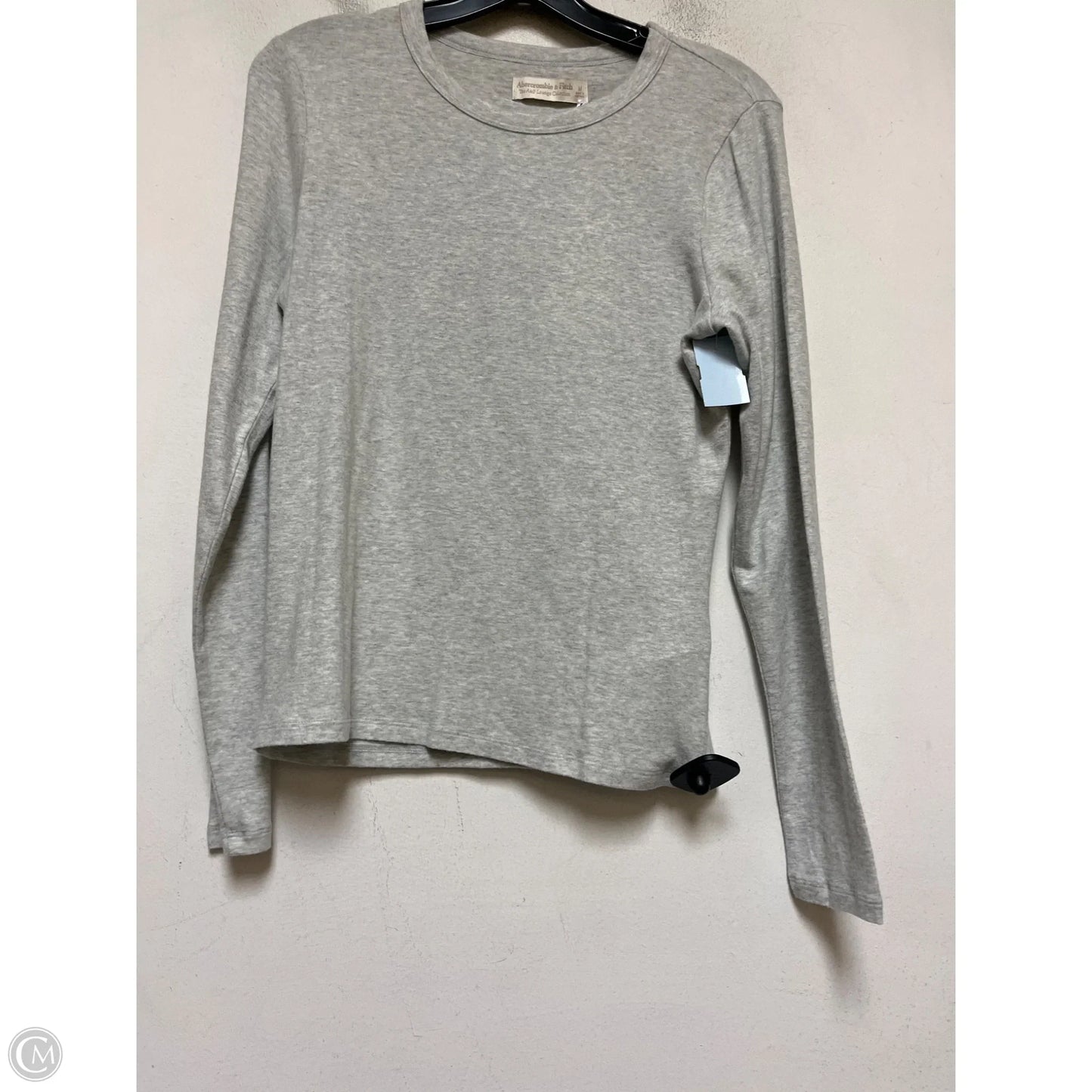Top Long Sleeve Basic By Abercrombie And Fitch In Grey, Size: M