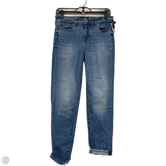 Jeans Boyfriend By White House Black Market In Blue Denim, Size: 0