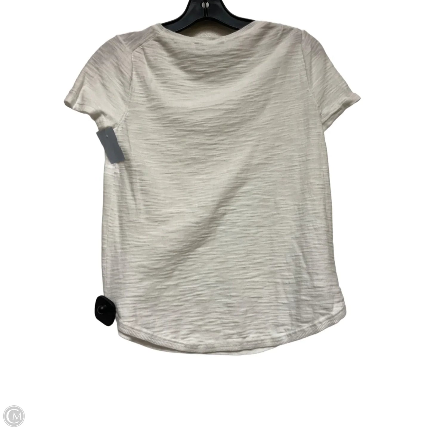 Top Short Sleeve Basic By Loft In White, Size: Xs