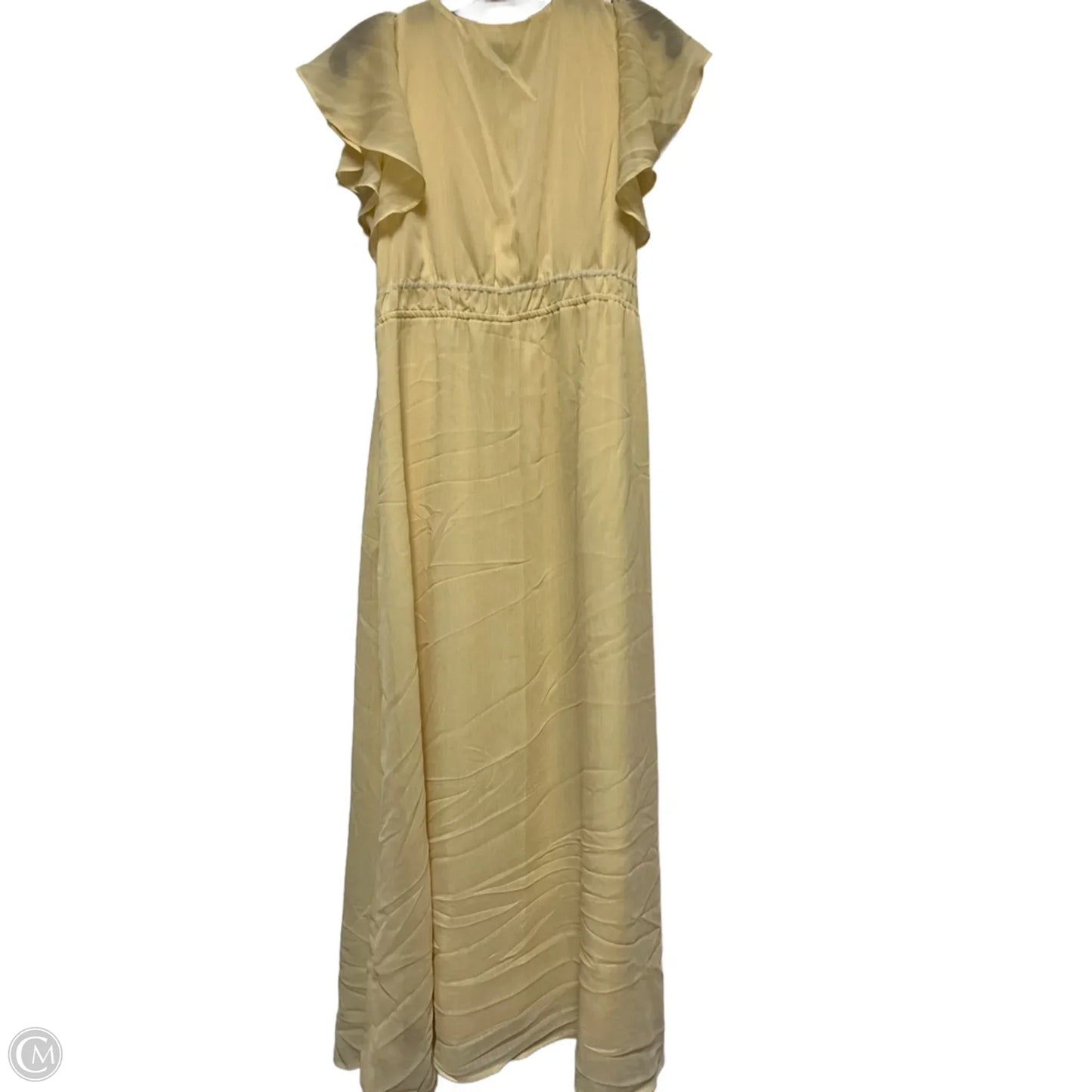 Dress Casual Maxi By A New Day In Yellow, Size: M