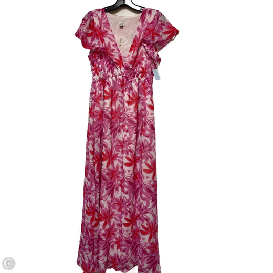 Dress Casual Maxi By A New Day In Floral Print, Size: S