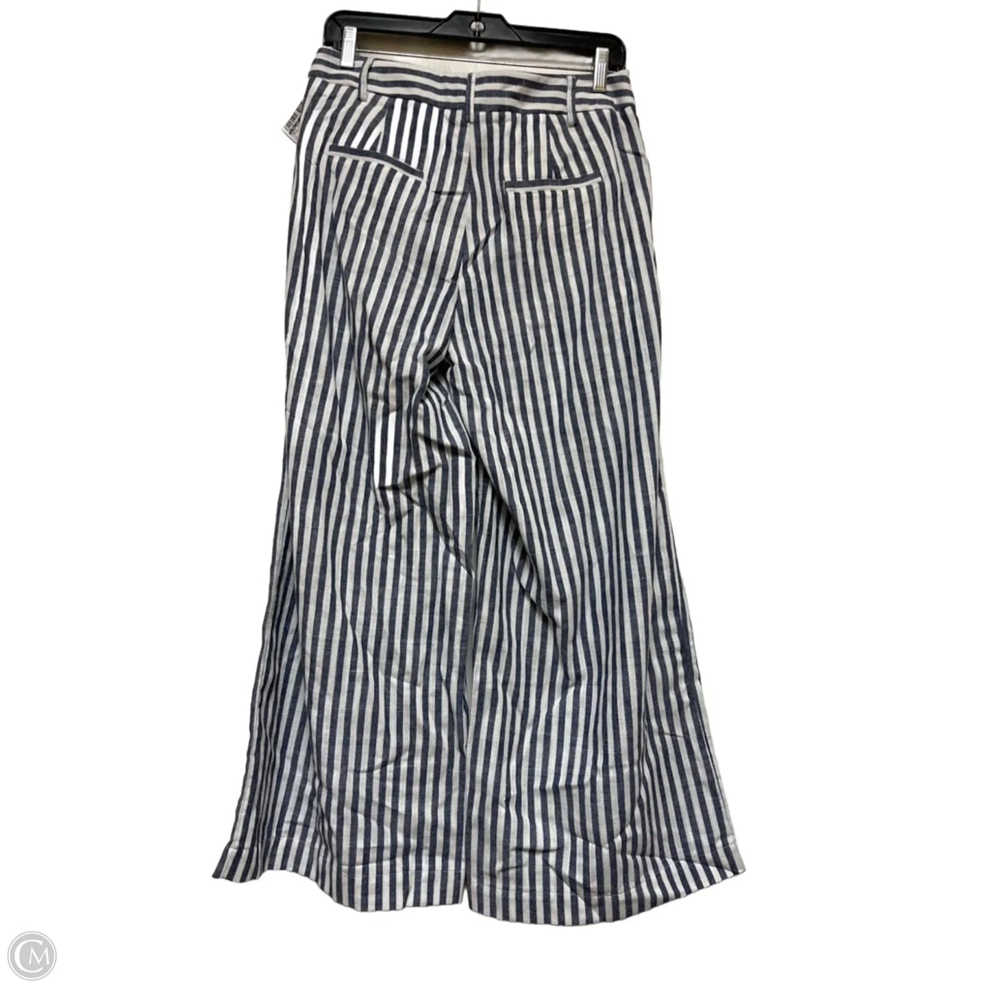 Pants Wide Leg By A New Day In Striped Pattern, Size: 4