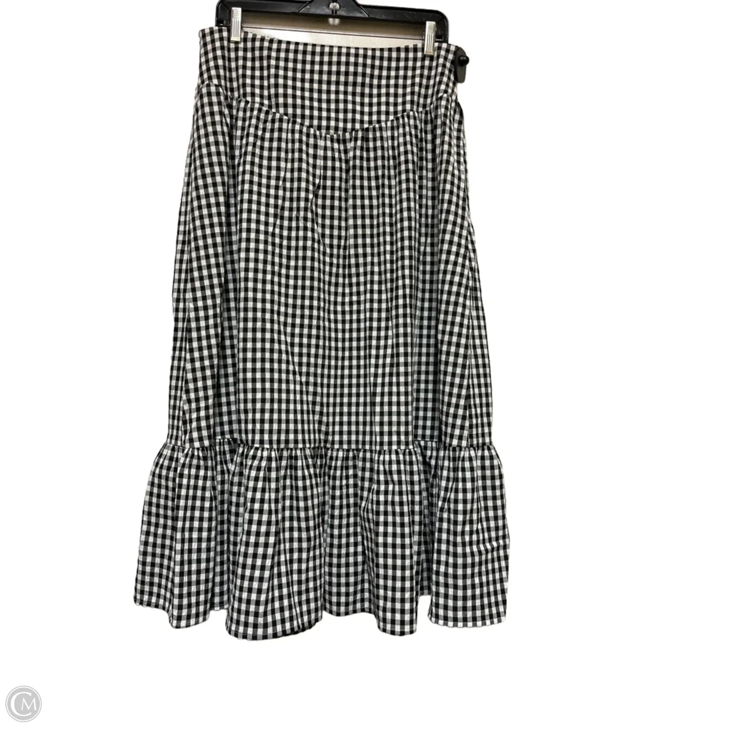 Skirt Maxi By Wild Fable In Plaid Pattern, Size: 8
