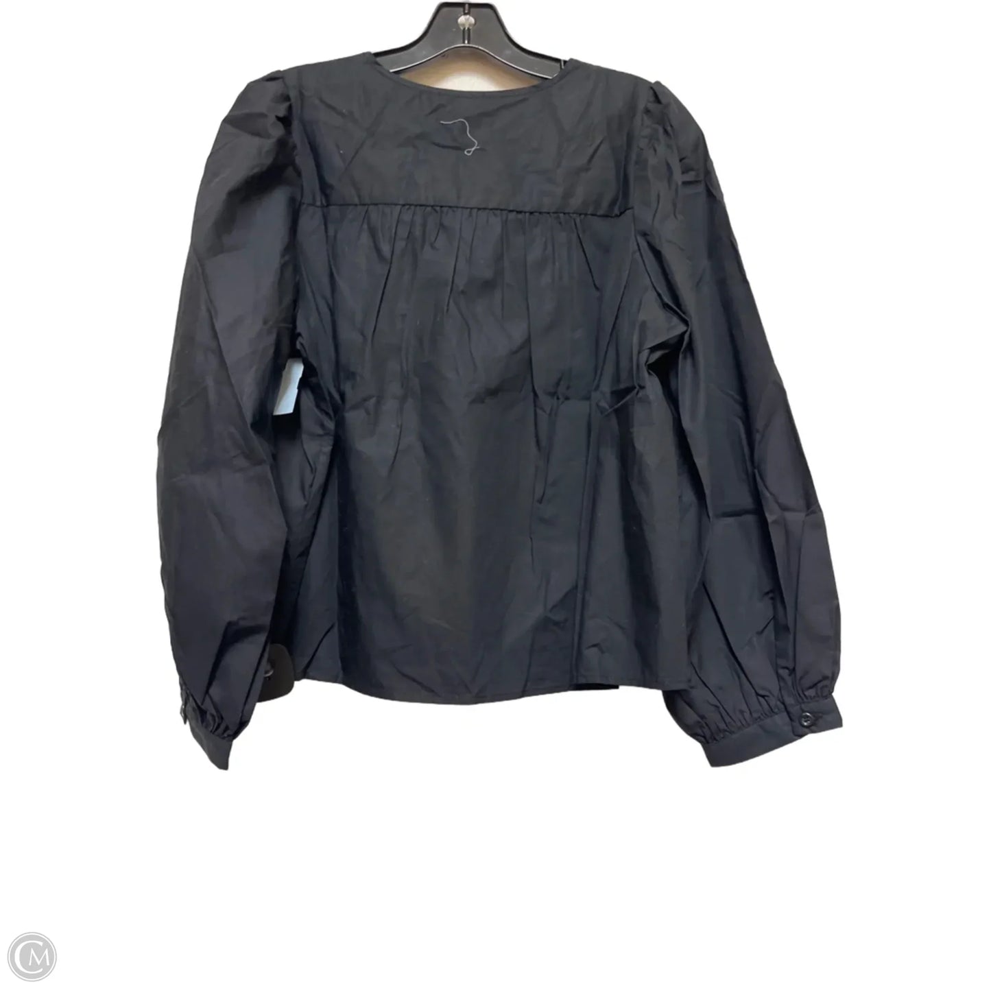 Top Long Sleeve By A New Day In Black, Size: M