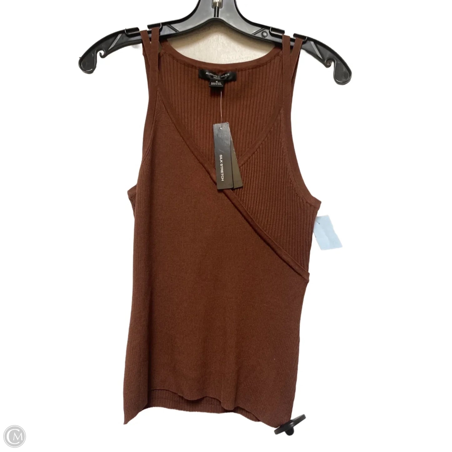 Tank Top By August Silk In Brown, Size: M