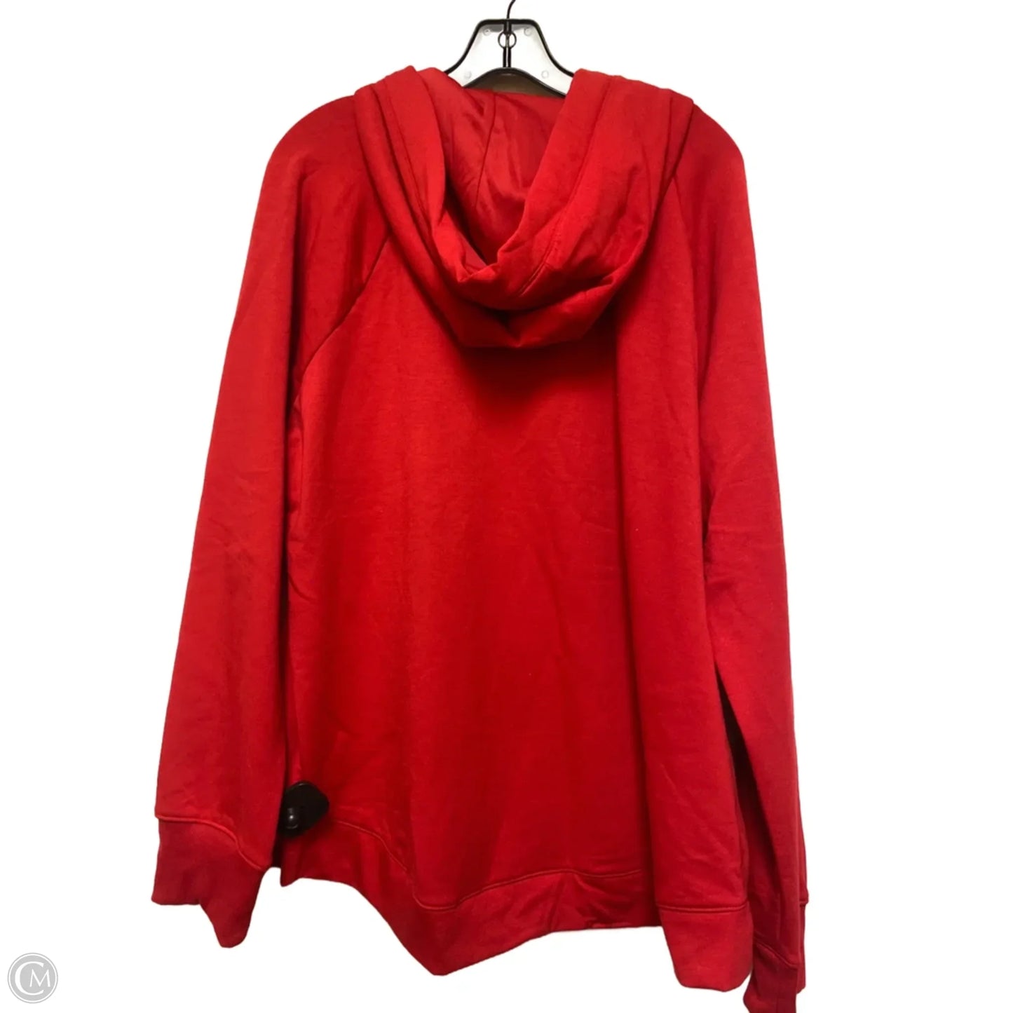 Sweatshirt Hoodie By Athletic Works In Red, Size: Xxl