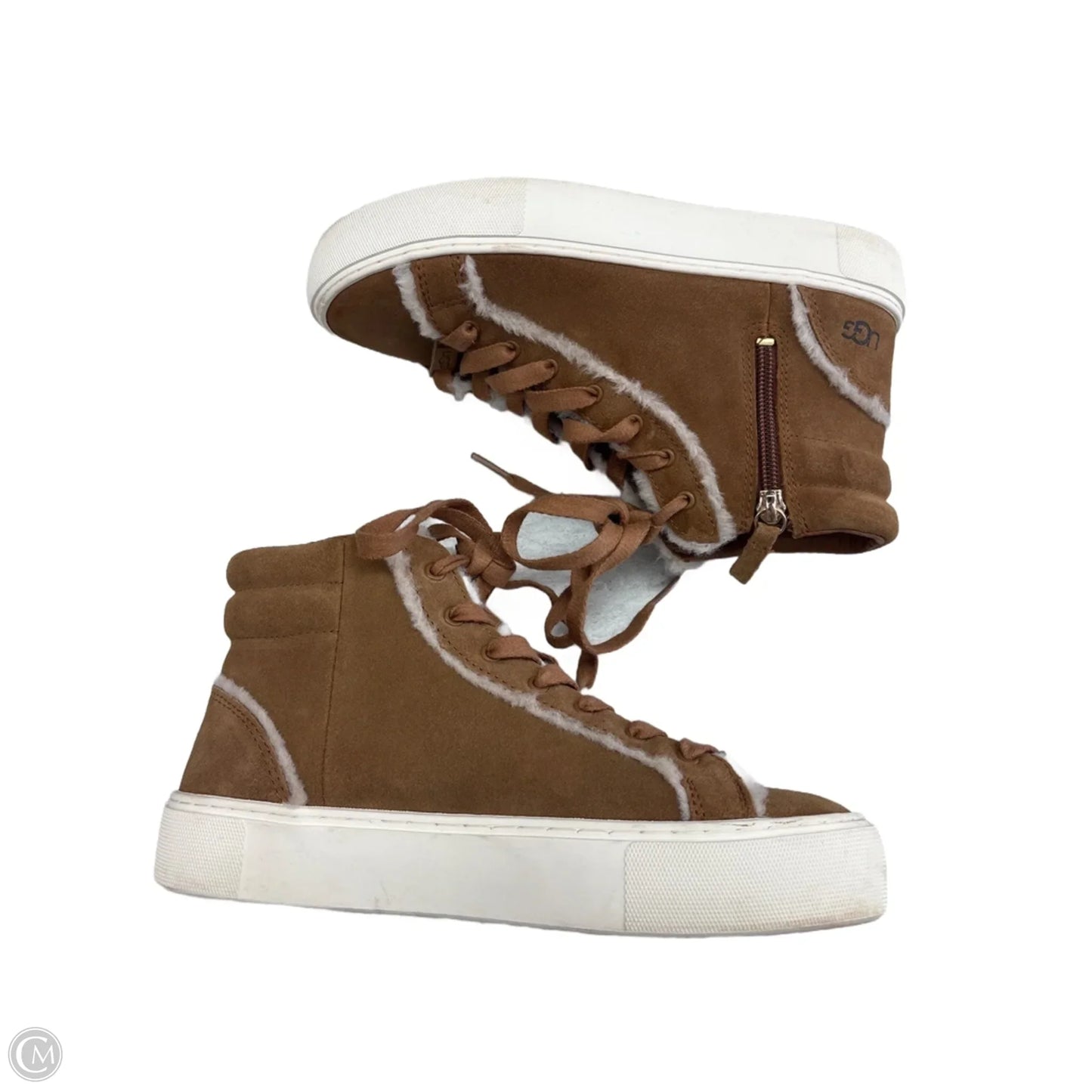 Shoes Designer By Ugg In Brown, Size: 6.5