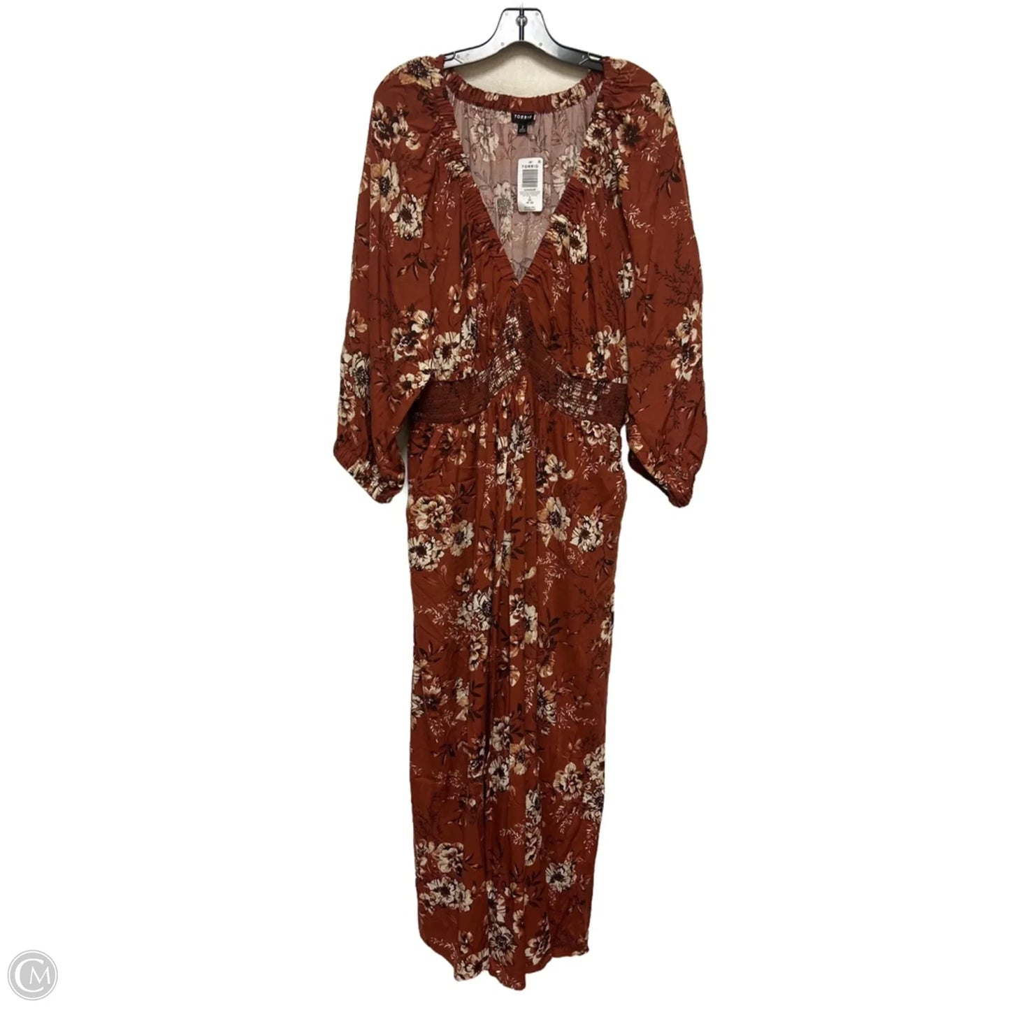 Dress Casual Maxi By Torrid In Floral Print, Size: 2x