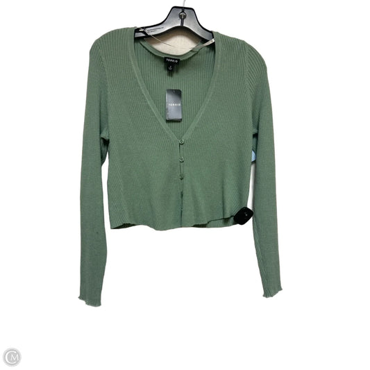 Top Long Sleeve By Torrid In Green, Size: 2x