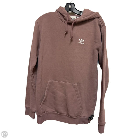 Sweatshirt Hoodie By Adidas In Mauve, Size: S