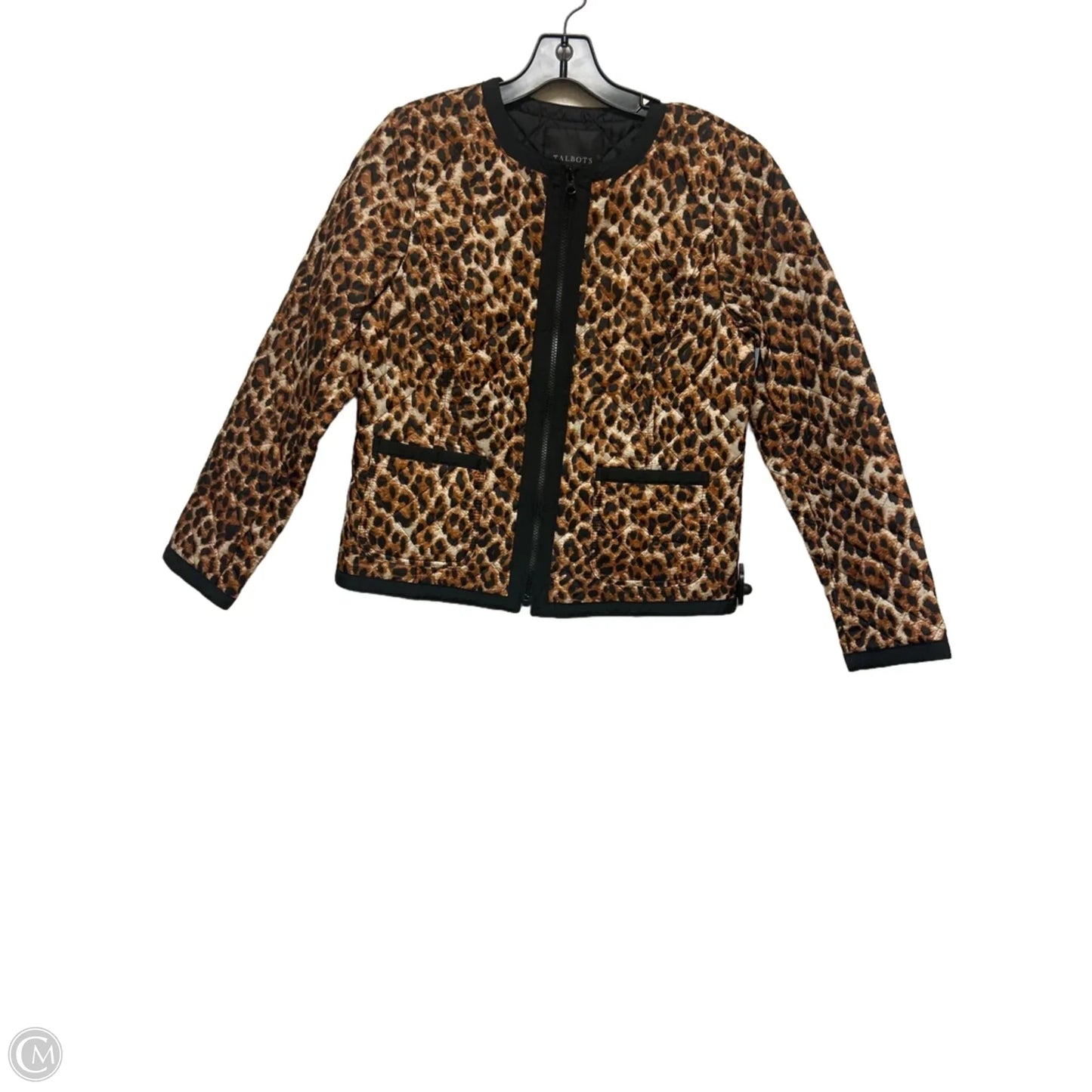 Jacket Puffer & Quilted By Talbots In Animal Print, Size: S