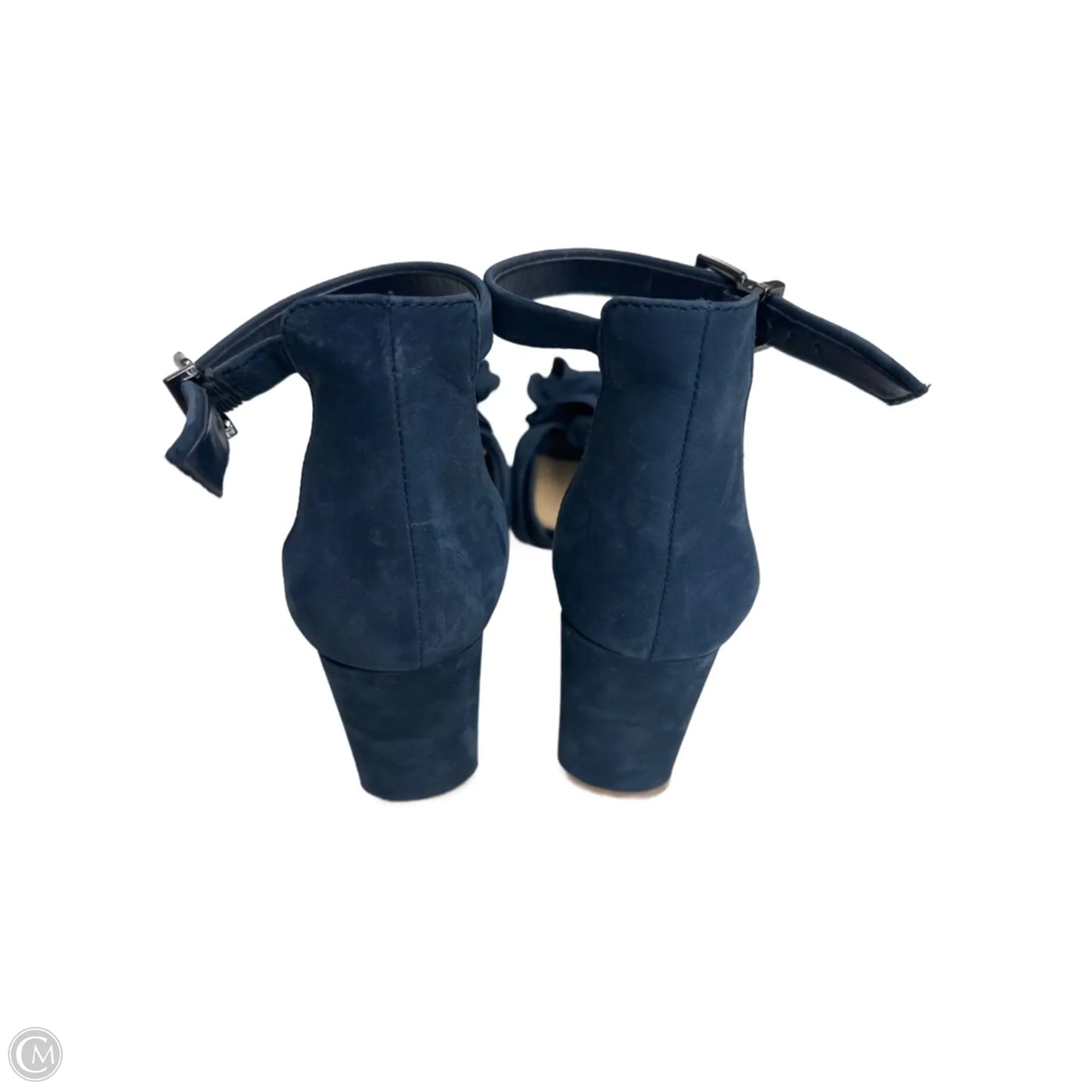 Sandals Heels Block By Gianni Bini In Navy, Size: 8.5