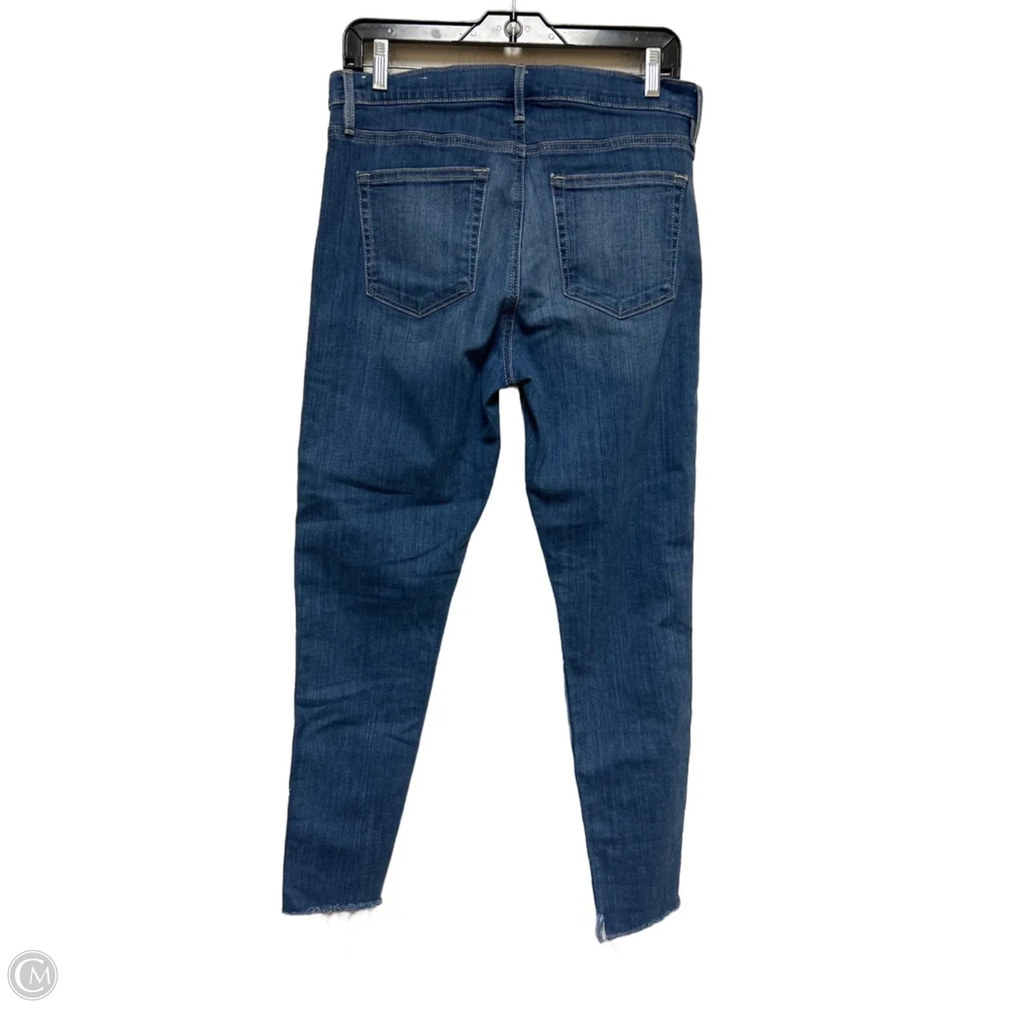 Jeans Straight By Loft In Blue Denim, Size: 10