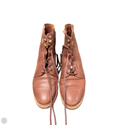 Boots Ankle Flats By Toms In Brown, Size: 7