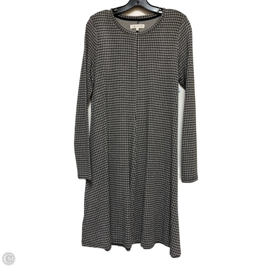 Dress Casual Midi By Lou And Grey In Plaid Pattern, Size: M