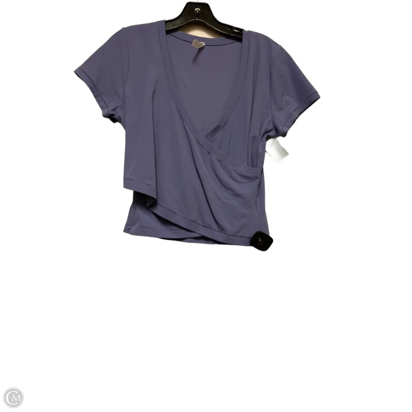 Athletic Top Short Sleeve By Athleta In Purple, Size: L