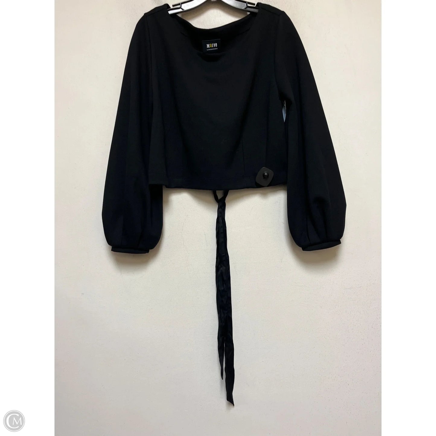 Top Long Sleeve By Maeve In Black, Size: M