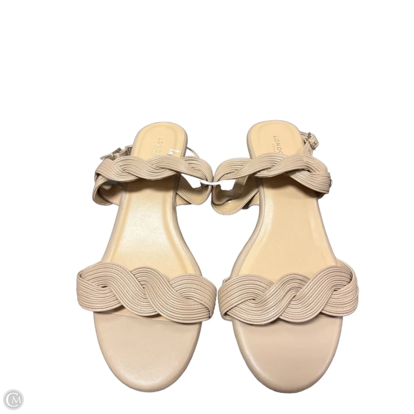 Sandals Flats By London Fog In Tan, Size: 7.5