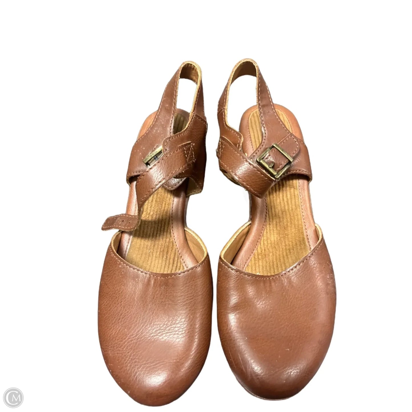 Shoes Heels Block By Boc In Brown, Size: 8