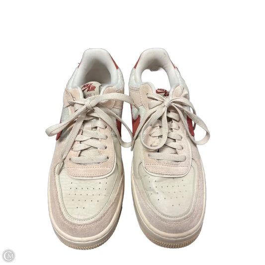 Shoes Sneakers By Nike In Pink & Tan, Size: 8.5