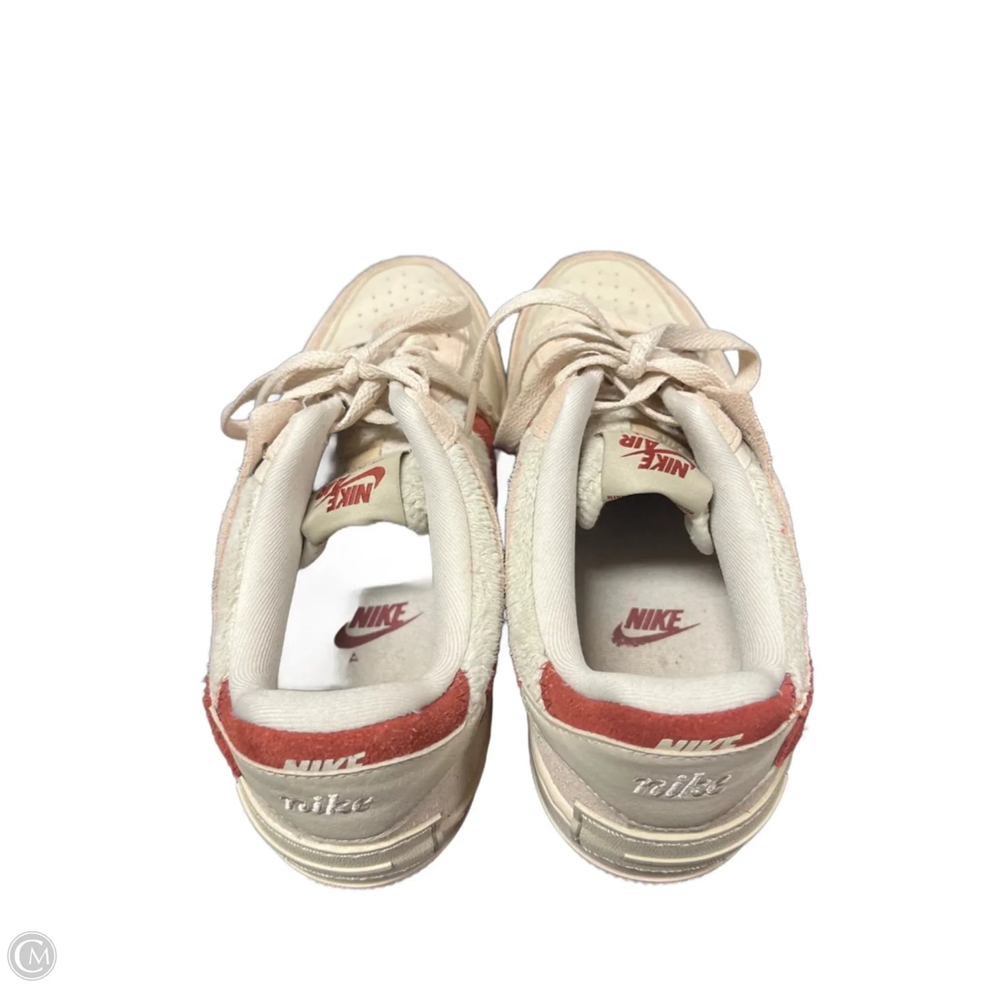 Shoes Sneakers By Nike In Pink & Tan, Size: 8.5