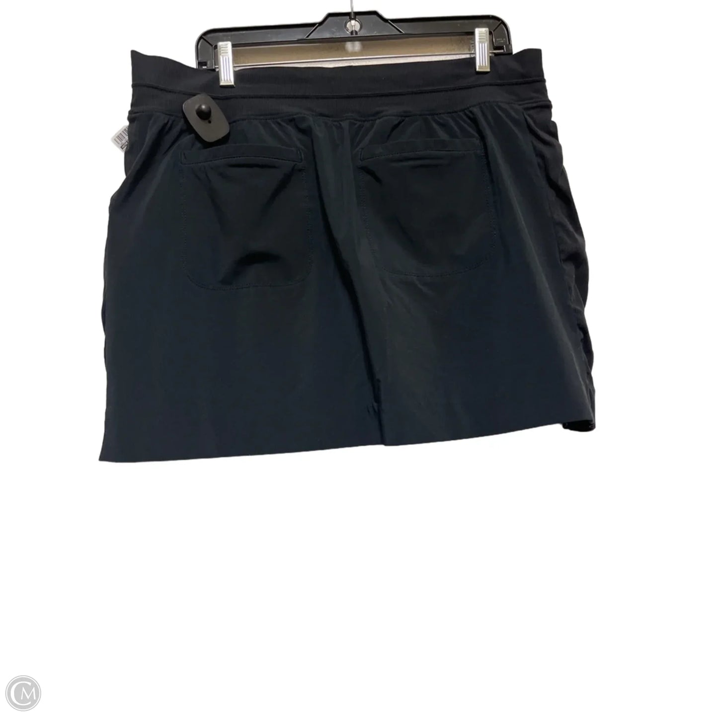 Athletic Skort By Athleta In Black & Blue, Size: Xl