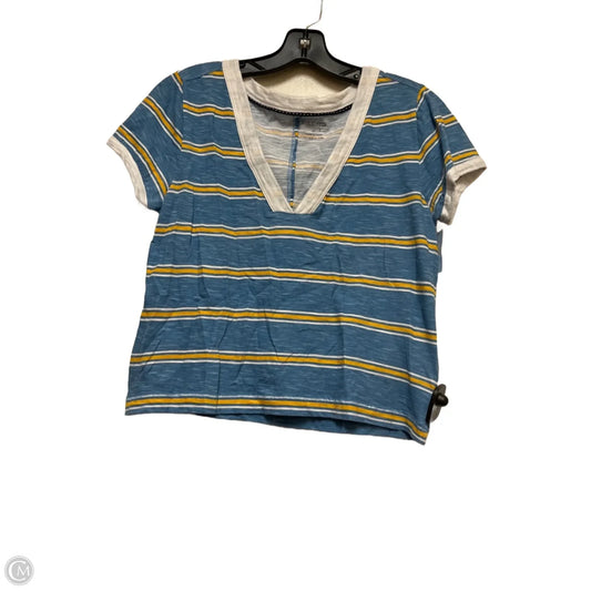 Top Short Sleeve Basic By Pilcro In Striped Pattern, Size: M