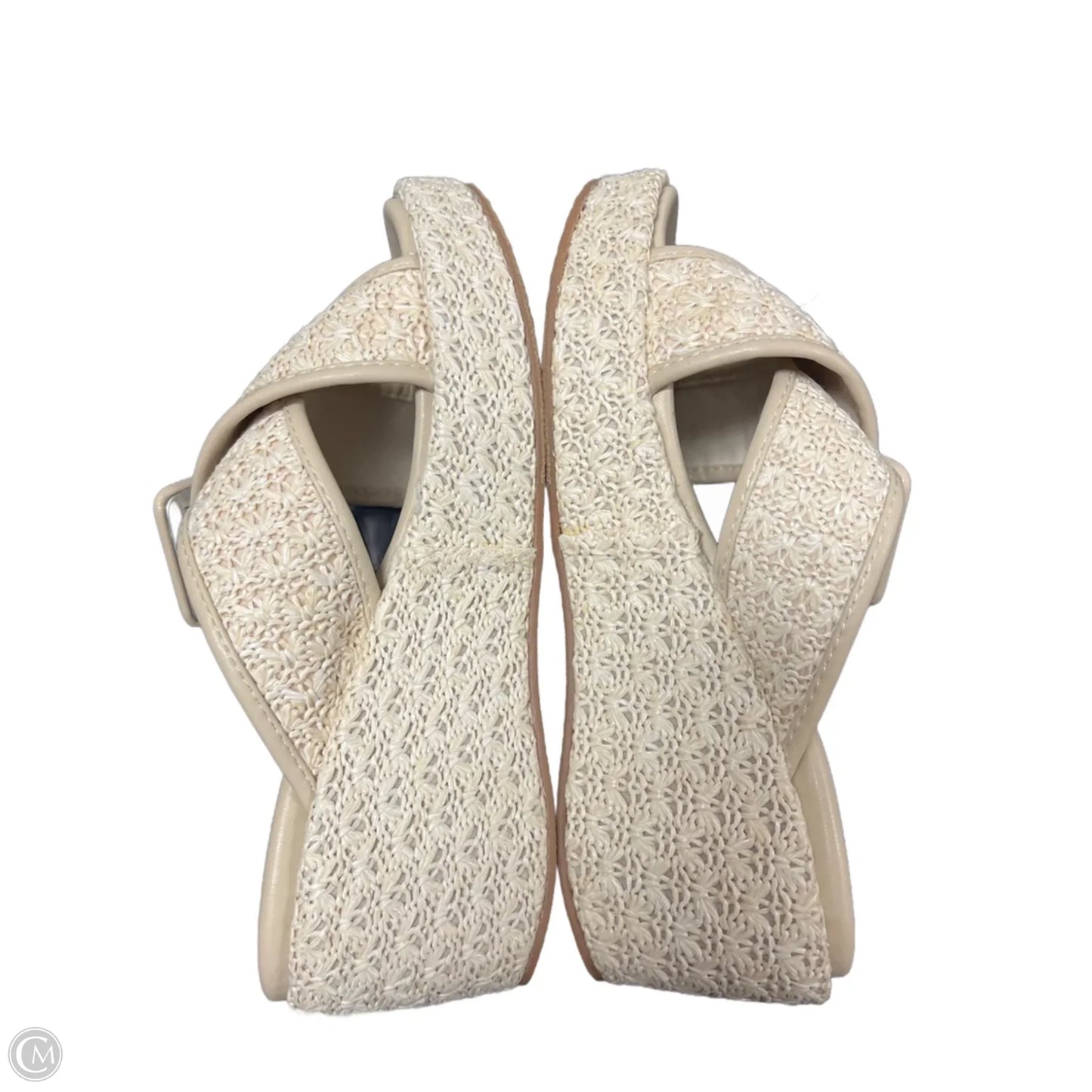 Sandals Heels Wedge By Seychelles In Cream, Size: 9