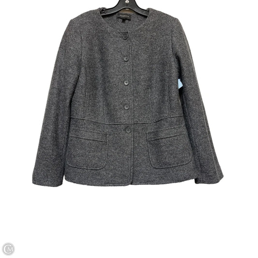 Coat Peacoat By Talbots In Grey, Size: M