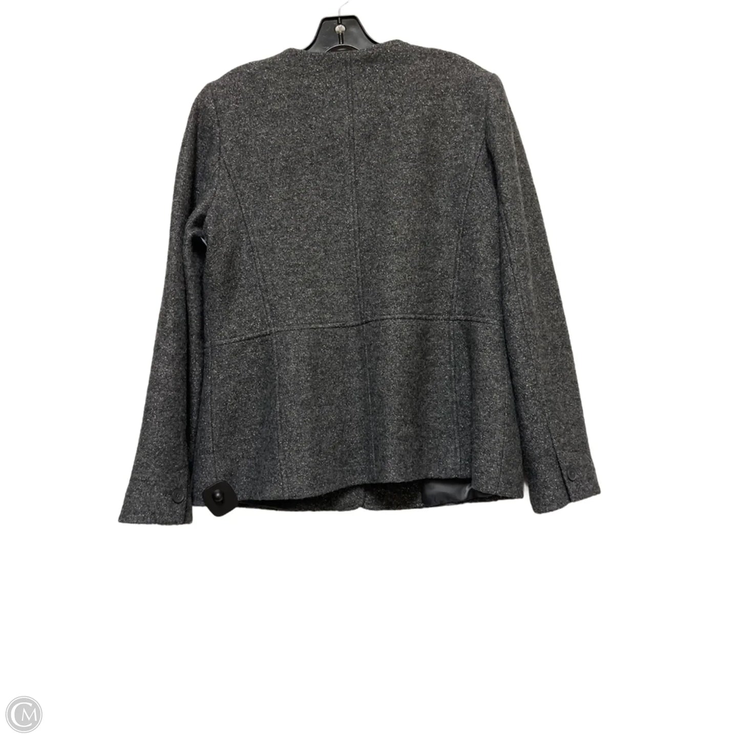 Coat Peacoat By Talbots In Grey, Size: M