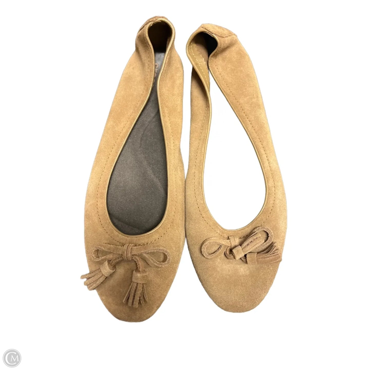 Shoes Flats By Crocs In Brown, Size: 10.5